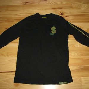 Shake Junt Long Sleeve Black T Shirt Small
